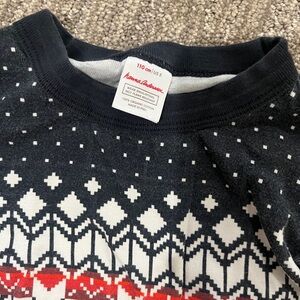 Hanna andersson holiday long John pajama set
